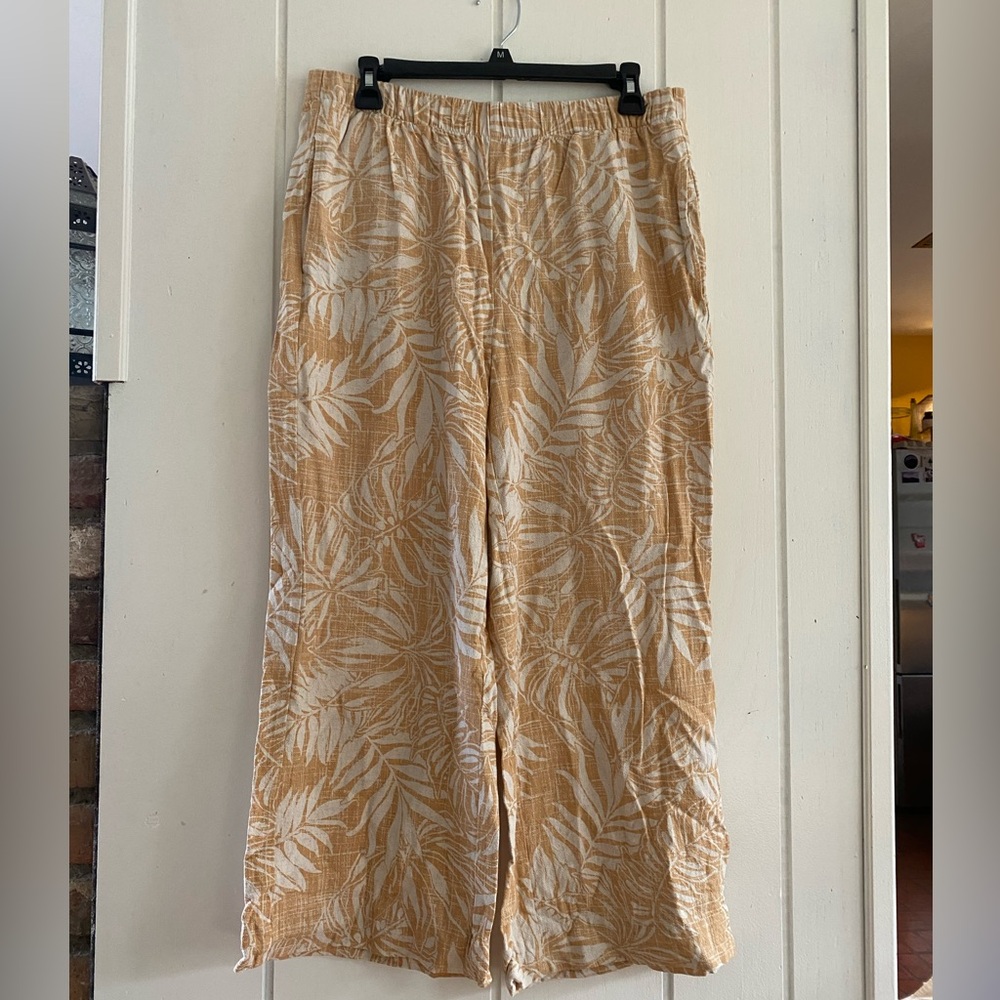 Z Supply linen blend wide leg pant